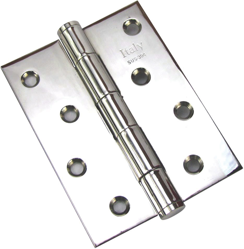 Hinges Stainless Steel Hinges - 2 Bearings Stainless Steel/Steel Door Cabinet Hinge Premium Hardware for Door Cabinet Window Furniture and Interior Us